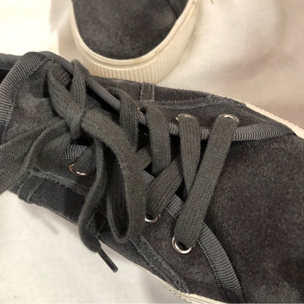 Steve Madden Gray Suede Sneakers - Picture 5 of 15